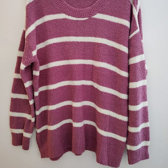 New Dip brand oversized sweater in pink with white stripes (Medium size) - Picture 3 of 5